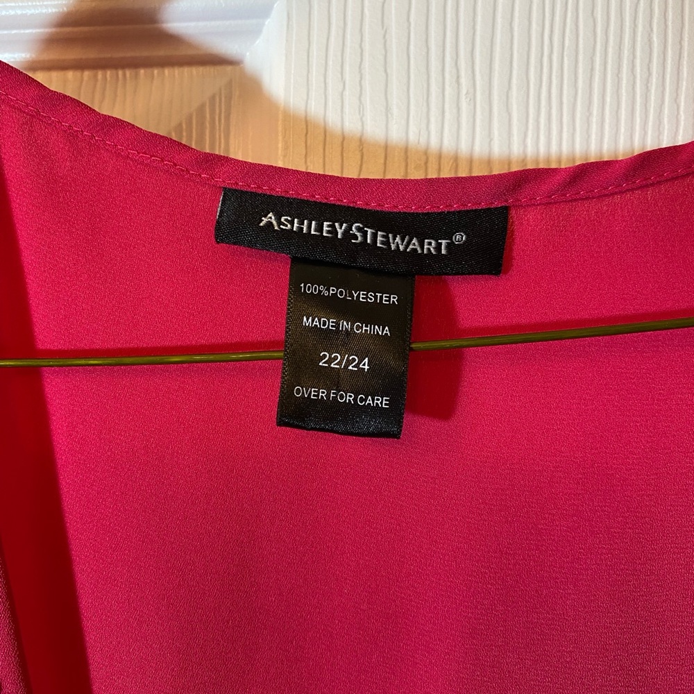 ASHLEY STEWART Hot Pink Pullon - Picture 3 of 3